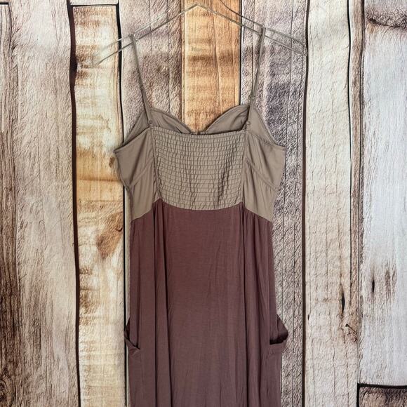 Gentle Fawn Dress Casablanca Maxi Romantic Sleeveless Pockets Small Fairy Summer - Picture 4 of 8